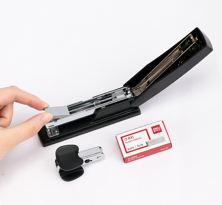 办公订书机3件套(订书器 订书钉 起钉器) 文具用品 黑色